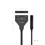 Aisens HDMI Duplicador 4K@30HZ 1×2 con Alimentación USB y Cable - 30cm - Color Negro - Imagen 4