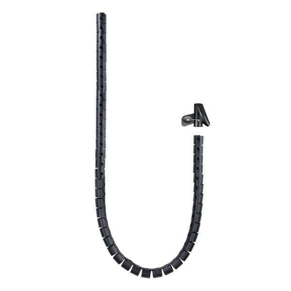 198121_1 Nanocable Organizador de Cables Flexible 25mm - Longitud 3m - Color Negro - Imagen 1
