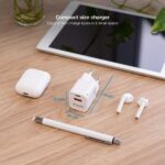 Tooq Cargador de Pared USB-C/PD + USB-A/QC 20W - Color Blanco - Imagen 3