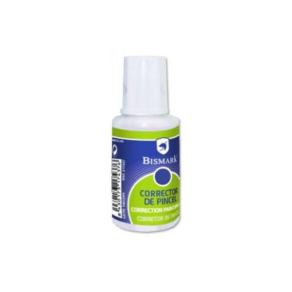 198591_1 Bismark Liquido Corrector 16ml - Secado Rapido - Aplicador de Pincel - Tamaño Compacto - Imagen 1