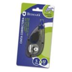 Bismark Cinta Correctora 5mm x 12m - Aplicacion Lateral - Cuerpo Transparente - Forma Ergonomica - Imagen 2