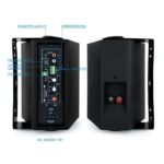 Tooq Altavoces Autoamplificados de Pared - 2x30W - Color Negro - Imagen 3