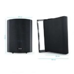 Tooq Altavoces Autoamplificados de Pared - 2x30W - Color Negro - Imagen 4