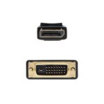 Nanocable Cable Conversor Displayport/M A Dvi/M - 1.0m - Color Negro - Imagen 3