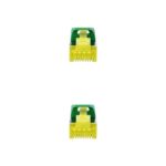 Nanocable Cable Red Latiguillo LSZH Cat.6A SFTP AWG26 25cm - Color Verde - Imagen 3