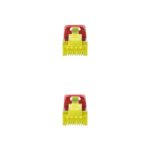 Nanocable Cable Red Latiguillo LSZH Cat.6A SFTP AWG26 30cm - Color Rojo - Imagen 3