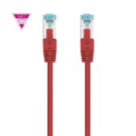 Nanocable Cable Red Cat.7 LSZH SFTP PIMF AWG26 1m - Color Rojo - Imagen 2