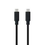 Nanocable Cable USB 3.1 Gen2 5A USB-C/M-USB-C/M 0.5m - Color Negro - Imagen 2