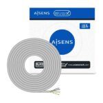 Aisens Cable de Red RJ45 Cat.6 UTP Rigido AWG23 CCA (Aleacion) - 100m - Color Gris - Imagen 3