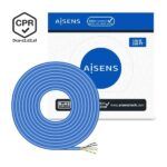 Aisens Cable de Red RJ45 LSZH CPR Dca CAT.6 UTP AWG24 - 100M - Color Azul - Imagen 3