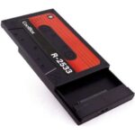 CoolBox SlimChase R-2533 Retro Caja Externa Disco SSD y HDD 2.5" SATA a USB 3.0 - Diseño Cassette de Audio - Imagen 2