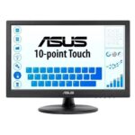 Asus VT168HR Monitor Tactil 15.6" LED WXGA 60Hz - Capacidad Tactil 10 Puntos - Respuesta 5ms - 16:9 - USB, HDMI, VGA - VESA 75x75mm - Imagen 2