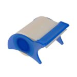 Apli Rollo de Nota Adhesiva con Dispensador - Medidas del Rollo 60mmx10m - Facil de Usar - Adhesivo de Calidad - Color Nota Amarillo - Color Dispensador Azul - Imagen 3