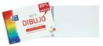 Oxford Bloc de Dibujo Escolar Espiral Formato A4+ Liso - 20 Hojas Microperforadas 130gr Color natural - Papel de Superfície Rugosa - Imagen 3