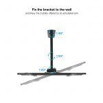 Soporte Pared Pantallas 32-55" Gira/Incli - Color Negro - Imagen 3
