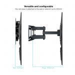 Tooq Soporte Pared Pantallas 32-70" Gira/Incli - Color Negro - Imagen 4