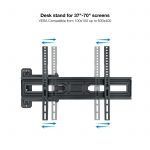 Tooq Soporte Pared Pantallas 37-70" Gira/Incli - Color Negro - Imagen 2