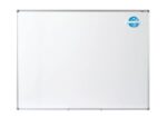 Dahle Professional Board Pizarra Blanca Esmaltada Magnetica 900x1200mm - Marco de Aluminio - Bandeja para Rotuladores