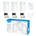Cudy M1300 Pack de 3 Sistemas WiFi Mesh AC1200 Dual Band - 867Mbps en 5GHz, 300Mbps en 2,4GHz - 1x Puerto LAN 1000/100/10Mbps, 1x Puerto WAN 1000/100/10Mbps - 2 Antenas Internas - Imagen 2
