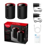 Cudy AX3000 Pack de 2 Sistemas WiFi 6 Mesh AX3000 2.5G Dual Band - Admite Ancho de Banda de 20/40/80/160MHz - 1x Puerto LAN 10/100/1000Mbps, 1x Puerto WAN 2.5Gbps - 5 Antenas Internas - Imagen 4