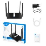 Cudy LT500 Router WiFi AC1200 4G LTE Doble Banda - 1x Puerto Wan 10/100Mbps y 3x Puertos Lan 10/100Mbps - 4 Antenas Externas - Imagen 4