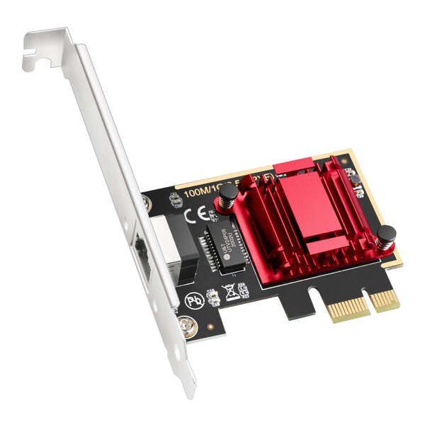 216661_1 Cudy PE25 Adaptador de Red PCI-e 2.5Gbps - 1 Puerto RJ-45 - Imagen 1