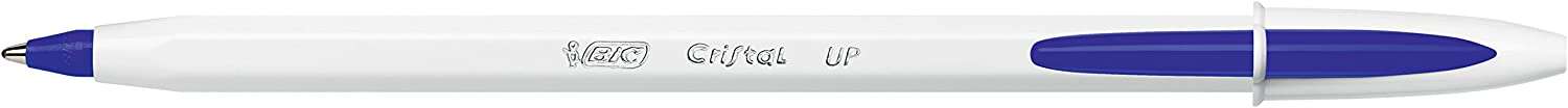 216867_1 Bic Cristal Up Boligrafo de Bola - Punta de 1.2mm - Tinta con Base de Aceite - Cuerpo Blanco - Color Azul - Imagen 1