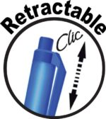 Bic Soft Feel Boligrafo Retractil - Punta Media de 1mm - Cuerpo Translucido con Grip - Color Azul - Imagen 3