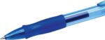 Bic Gel-ocity Original Boligrafo de Tinta Gel Retractil - Punta Media de 0.7mm - Recargable - Grip de Goma - Clip de Plastico - Color Azul - Imagen 2