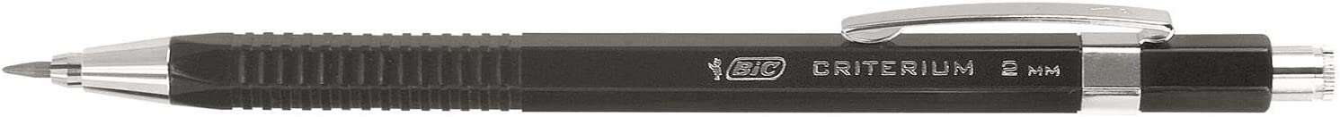 217262_1 Bic Criterium Portaminas 2mm HB con Goma - Punta Retractil - Clip Metalico - Cuerpo de Color Negro - Imagen 1