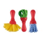 Apli Kids Paint & Fun Pack de 3 Pinceles de Goma EVA y Esponja - Formato Maxi - Colores Surtidos - Imagen 2