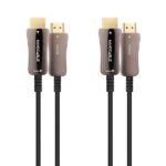 Nanocable Cable HDMI v2.1 AOC Macho a HDMI v2.1 Macho 50m - 8K@60Hz 4K@120Hz 48Gbps - Color Negro - Imagen 3
