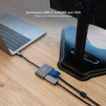Nanocable Conversor USB-C a HDMI 4Ky VGA - Color Gris - Imagen 3
