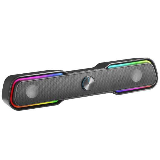 218887_1 Mars Gaming MSBX Barra de Sonido Bluetooth 10W - Iluminacion RGB - Control de Volumen - Color Negro - Imagen 1
