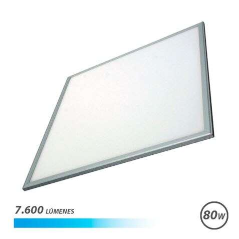 219552_1 Elbat Panel LED 60x60 80W 7600LM - Luz Fria - Ahorro de Energia - Larga Vida Util - Facil Instalacion - Color Blanco - Imagen 1