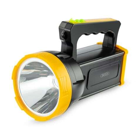 219727_1 XO Foco Potente Recargable - Tamaño Optica 95mm - Luz Fuerte Hasta 4H, Luz Normal Hasta 8H, Luz Estroboscopica Hasta 48H - Color Negro - Imagen 1