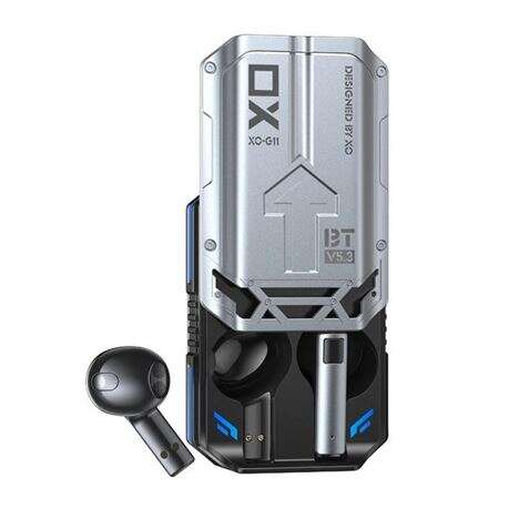 219817_1 XO Auriculares Inalambricos - Caja con Iluminacion Rgb - Bluetooth 53 - Hasta 4 Horas de Musica - Bateria de 30Mah - Carga Completa 3 Veces - Dimensiones 68x23x47mm - Peso 74gr - Sonido de Apertura y Cierre - Color Negro - Imagen 1