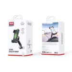 XO Soporte Universal para Telefonos en Motocicletas - Ancho de Apertura 65-100mm - Giro 360º - Longitud 118x270mm - Peso 219gr - Adecuado para Motocicletas Electricas o Motorizadas - Color Negro - Imagen 3