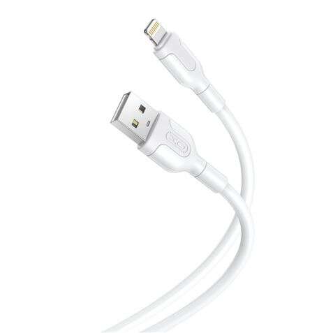 219872_1 XO Cable de Conector Lightning - Longitud 1 Metro - Carga y Transmision de Datos de Alta Velocidad - 5V, 21A - Cable de Silicona Suave y Duradero - Tacto Confortable - Color Negro - Imagen 1
