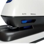 Rapid Optima GripE Grapadora Electrica de Sobremesa + Caja de 1000 Grapas - Hasta 20 Hojas - Utiliza Grapas Optima 56 - Color Gris/Negro - Imagen 2