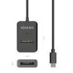 Aisens USB-C Dock M.2 (NGFF) Asuc-M2D011-Bk SATA/NVME a USB3.1 GEN2 - Color Negro - Imagen 3