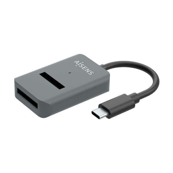 220872_1 Aisens USB-C Dock M.2 (NGFF) Asuc-M2D012-Gr SATA/NVME a USB3.1 GEN2 - Color Gris - Imagen 1