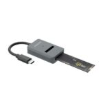Aisens USB-C Dock M.2 (NGFF) Asuc-M2D012-Gr SATA/NVME a USB3.1 GEN2 - Color Gris - Imagen 2