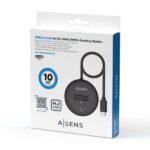Aisens USB-C Dock M.2 (NGFF) Asuc-M2D013-Bk SATA/NVME a USB3.1 GEN2 - Color Negro - Imagen 5
