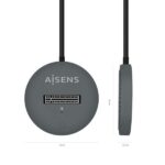 Aisens USB-C Dock M.2 (NGFF) Asuc-M2D014-Gr SATA/NVME a USB3.1 GEN2 - Color Gris - Imagen 3