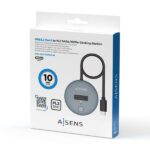 Aisens USB-C Dock M.2 (NGFF) Asuc-M2D014-Gr SATA/NVME a USB3.1 GEN2 - Color Gris - Imagen 5