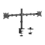 Aisens Soporte de Mesa ECO Giratorio e Inclinable para Monitor/TV 9kg (3 Pivotes - 2 Brazos) de 17-32 - Color Negro - Imagen 2