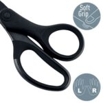 Leitz Quality Tijeras de Acero Inoxidable 18cm - Revestimiento de Titanio - Antiadherentes - Agarre Ergonomico - Color Negro - Imagen 3