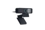 Kensington PRO 1080P Webcam con Enfoque Automático W2050 - Campo de Visión Diagonal de 93° - Lentes de Cristal de Alta Calidad - Ajuste Manual de Ángulos de Cámara - Micrófonos Estéreo Omnidireccionales - Negro