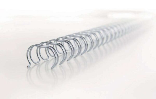 GBC Wirebind Encuadernacion de Alambre 3:1 No.5, 8mm - A4 Negro (100) - Duraderas - Proteccion de Espaciado de Precision - Construccion de Alambre de Doble Bucle - Flexible - Seguro - Amplia Gama de Tamaños y Colores - Profesional - Imagen 4